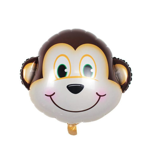 Picture of MONKEY HEAD SHAPE FOIL BALLOON - 45x54cm